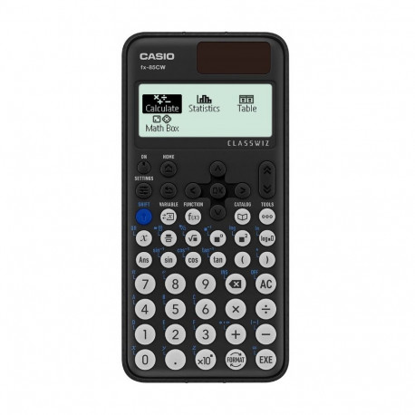 Calculator - CASIO FX-85CW 12-Digit LCD, 48 Keys, Battery & Solar Powered Black
