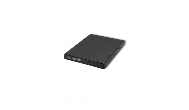External DVD-RW Writer - Qoltec 51858 USB 2.0 (Black)