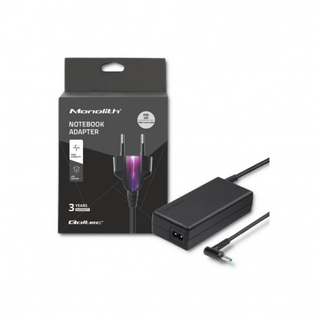 Power Adapter - Qoltec 50052.90W HP 90W 19.5V Black