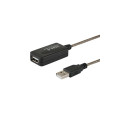 USB Cable - Savio Cl-130 10m USB 2.0 Black