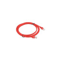 Networking Cable - Lanberg PCU5-10CC-0200-R Cat5e 2m U/UTP Red