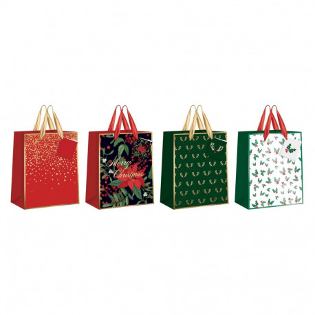 Kinkekott Christmas  M 26,5 x 33 x 13cm assortii, Interdruk