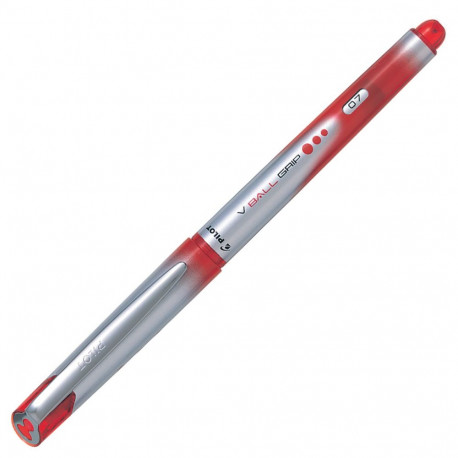 Tindipliiats Pilot V Ball Grip, punane, 0,5mm/joon 0,3mm