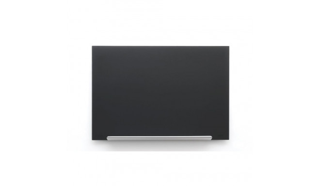 Klaastahvel NOBO Impression Pro Widescreen Glass Black 57" 1260x710mm must, kaasas marker, 2 klaasta