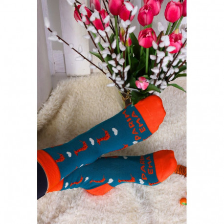 SOKISAHTEL ELLI sinised kaelkirjakutega emadepäeva sokid 444