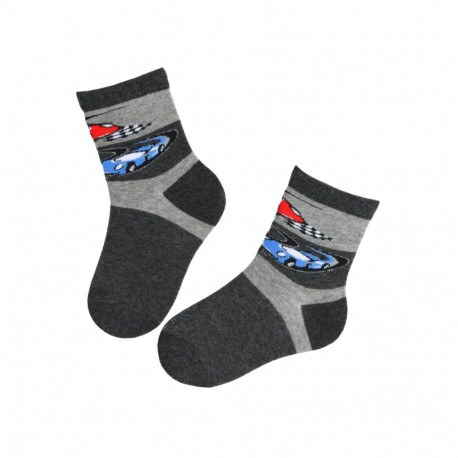 SOKISAHTEL ARON hallid võidusõidu puuvillased sokid lastele 438, 443