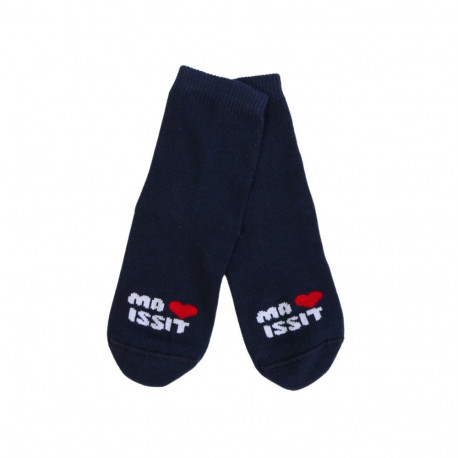 SOKISAHTEL TRUE LOVE tumesinised puuvillased sokid beebidele