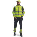 Cerva Neurum Nordics stretch vööpüksid ripptaskutega must Hi-Vis kollane 56