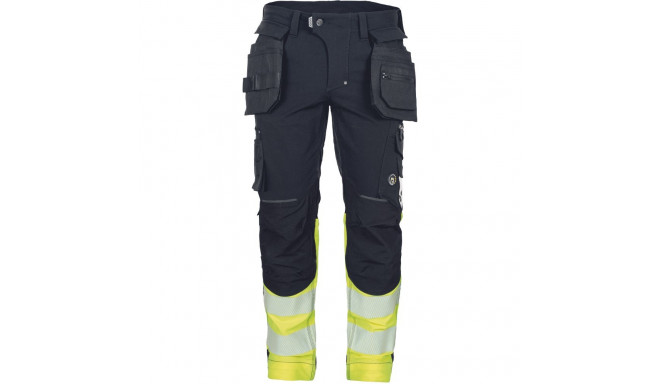 Cerva Neurum Nordics stretch vööpüksid ripptaskutega must Hi-Vis kollane 50