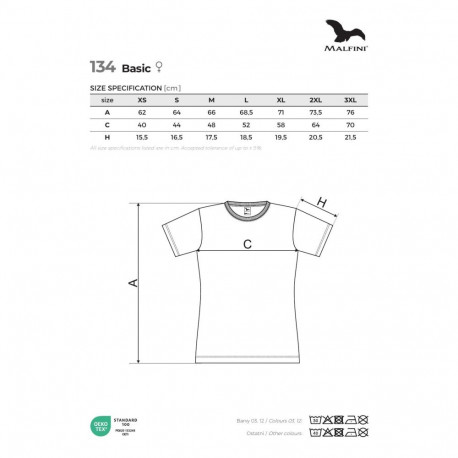 Adler Basic naiste T-särk 134 ebon gray L