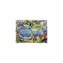 Ravensburger pusle 300 tk Maailma atlas loomadega