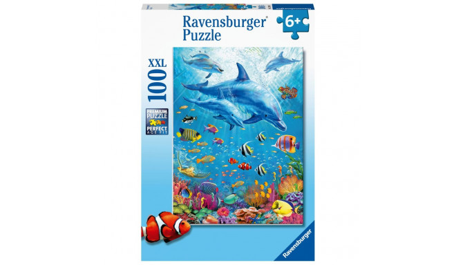 Ravensburger pusle  100 tk Delfiinid