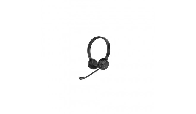 Jabra Evolve 65 TE UC Stereo Link390a Wireless Headset, Bluetooth, USB-A, Black