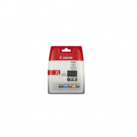 Canon PGI-550XL PGBK/CLI-551 (6431B009) Ink Cartridge Multipack, PGBK/C/M/Y/BK