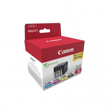 Canon PGI-2500XL (9254B010) Ink Cartridge Multipack, C/M/Y/BK