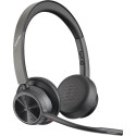 Poly Voyager 4320 MS Teams Wireless Headset, Bluetooth, USB-A, +BT700 dongle, Black