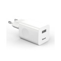 LAADIJA USB-A 24W QC 3.0 VALGE