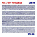 ASSEMBLY GLUE STRONG BRIKO 300 ML LIQ