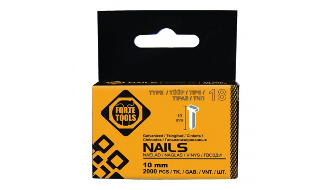 BRAD NAILS FORTE TOOLS 10MM 2000 F10/2M