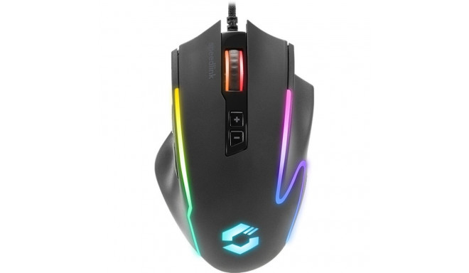 DECUS NX RGB Gaming Mouse, rubber-black