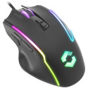 DECUS NX RGB Gaming Mouse, rubber-black