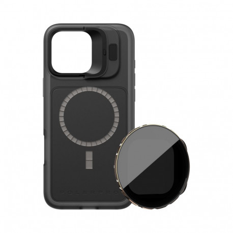 PolarPro Kit - LiteChaser iPhone 16 Pro Max BaseCase Black + VND 3-5 Filter
