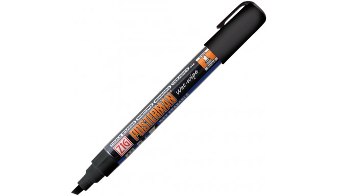 ZIG marker Posterman PMA-550 märg-pühitav, must