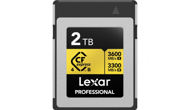 Lexar CFexpress 4.0 Pro Gold R3600/W3300 2TB