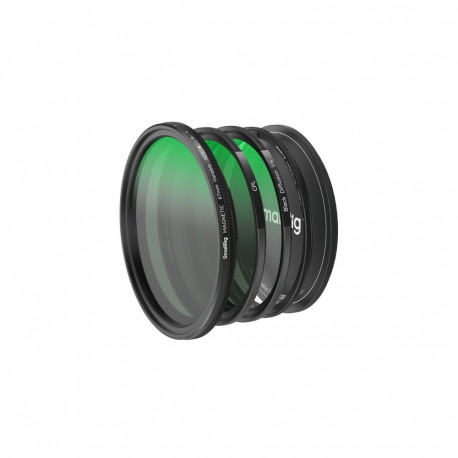 SmallRig kinnitatav filtrite komplekt 4726 5-in-1 VND 2-32 & CPL & 1/4 Effect Black Mist 67mm
