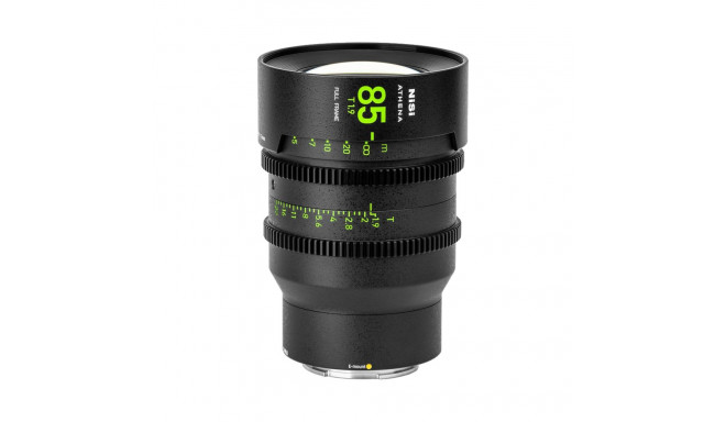 NiSi Cine Lens Athena Prime 85mm T1.9 E-Mount (Without Drop-in Filter)