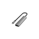 Satechi ST-P6SM interface hub USB Type-C 10000 Mbit/s Grey