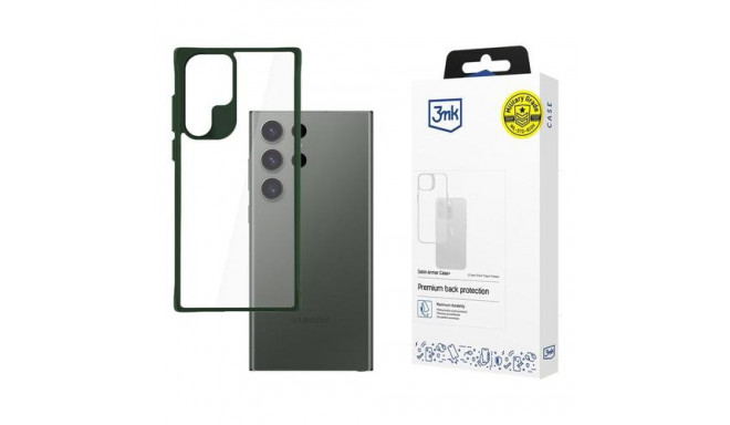 3MK Satin Armor Case+ mobile phone case 17.3 cm (6.8") Cover Green, Transparent