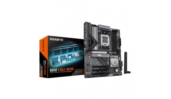 GIGABYTE B850 EAGLE WIFI6E Motherboard - AMD Ryzen 9000 Series CPUs, 8+2+2 Phases Digital VRM, up to