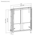 Equip 55&quot;-86&quot; Interactive Up-Down TV Wall Mount