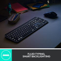 Logitech 920-010931 keyboard Mouse included Office RF Wireless + Bluetooth QWERTY Nordic Graphite
