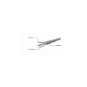 Gembird PP12-50M networking cable Grey Cat5e U/UTP (UTP)