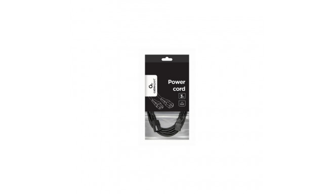 Gembird PC-189-VDE-3M power cable Black C14 coupler