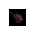 Gembird MUSG-001-R mouse Gaming Ambidextrous USB Type-A 2400 DPI