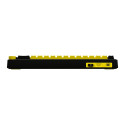 LORGAR KBP70MW, Wireless 65% Mechanical Gaming Keyboard Pro, Black/yellow, EN layout