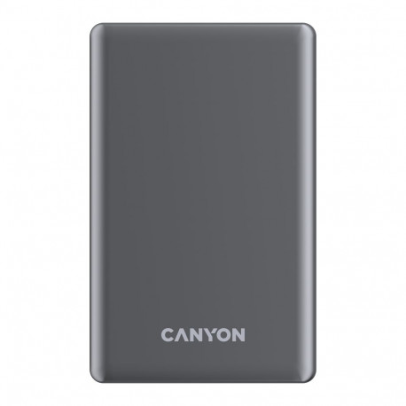 CANYON power bank OnPower 505 slim Magnetic 5000 mAh PD20W Dark Grey