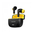 CANYON headset HEXAGON 7 TWS ANC+ENC Wireless Charge Black Yellow