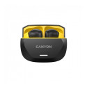 CANYON headset HEXAGON 7 TWS ANC+ENC Wireless Charge Black Yellow