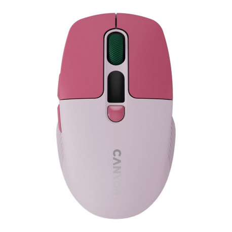 CANYON mouse MW-26 LCD Silent Dual Mode Wireless Pink