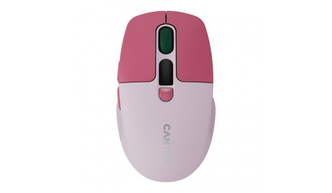 CANYON mouse MW-26 LCD Silent Dual Mode Wireless Pink