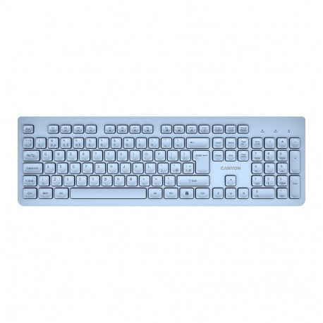 CANYON keyboard HKB-W01 UK/US AAA Wireless Blue