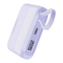 CANYON power bank OnPower 101 built-in cable 10000 mAh PD22.5W Purple