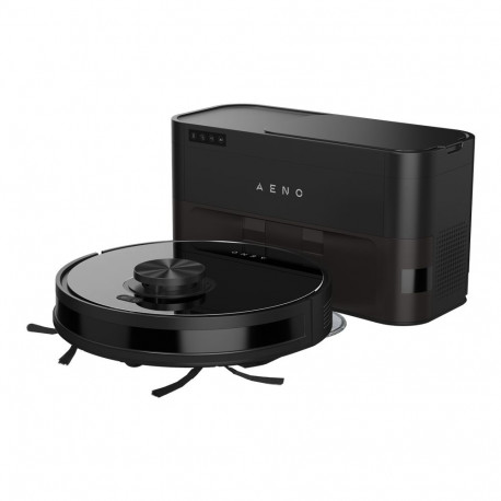 AENO RC5S Robot Vacuum, 2-in-1, Auto Dust Collector, 4000Pa, Black