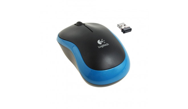 LOGITECH M185 Wireless Mouse - BLUE - EWR2