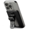 MagSafe kaarditasku tugijalaga / sõrmehoidjaga Wallet Slide Grip, must, magnetkinnitusega, Ringke