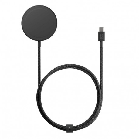 Juhtmevaba laadimisalus SnapStand Magnetic Qi2, 15W, must, MagSafe, tugijalaga, Native Union